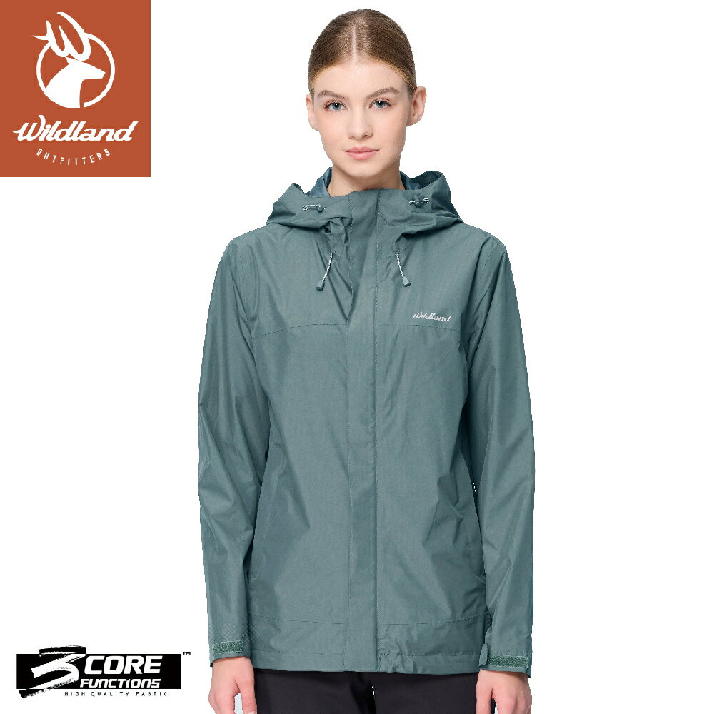 【Wildland 荒野 女 20D輕薄防水高透濕機能外套《慄松溫泉》】W3907/軟殼外套/薄風衣