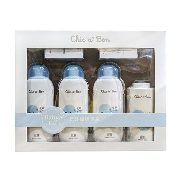 奇哥 Chic a bon 洗沐護膚保養禮盒 (附提袋) 彌月禮 嬰兒禮盒 TCG099000