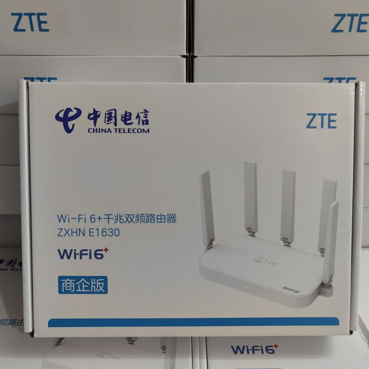 中興e1630商企電信版WiFi6+路由器3000M千兆埠mesh組網裝維適用【Snowbelle優選】