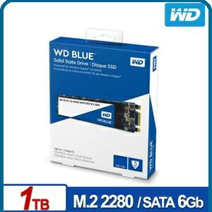 WD SSD 1TB M.2 SATA 3D NAND固態硬碟 藍標 ** 五年保固 **