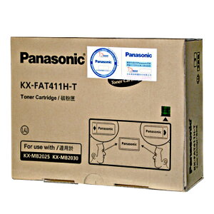 Panasonic國際牌 KX-FAT411H 原廠黑色碳粉匣(3隻裝) 適用Panasonic KX-MB2025TW、KX-MB2030TW【樂天APP下單最高20%點數回饋】