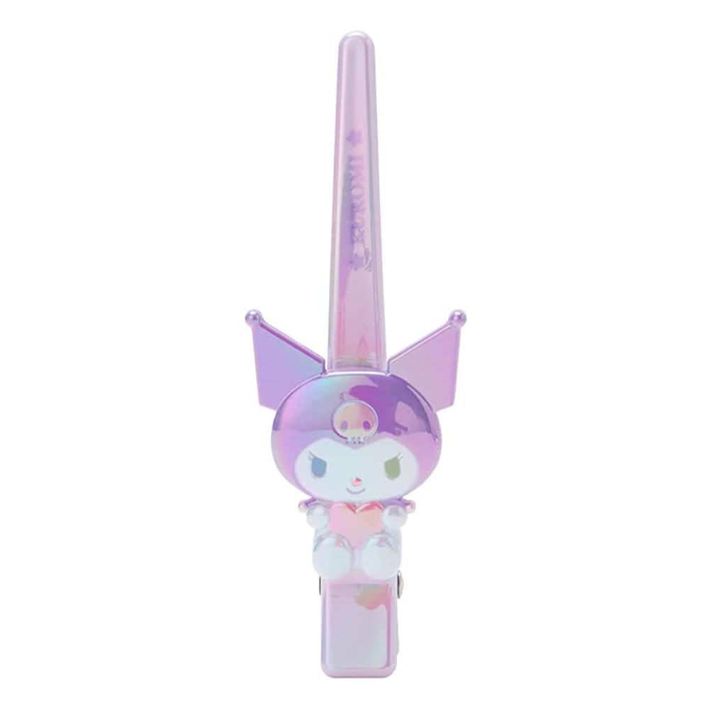 【震撼精品百貨】酷洛米 Kuromi~Sanrio 日本SANRIO三麗鷗 酷洛米鐳射光塑膠造型長髮夾(紫玩偶)*65299