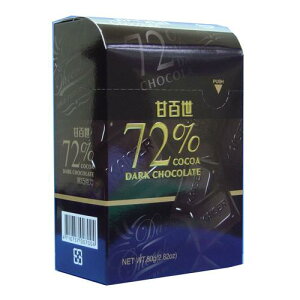 甘百世72%黑巧克力80g【愛買】