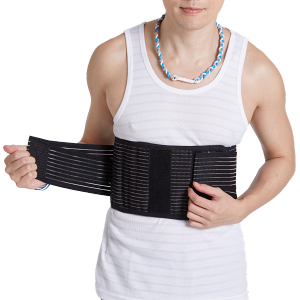 奈米鈦寶 鈦鍺負離子能量護腰帶-加壓軟支架( 6英吋寬)