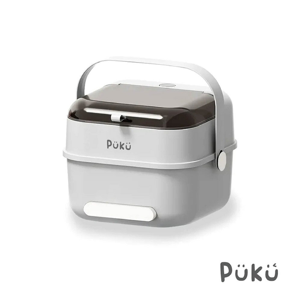 Puku 藍色企鵝 雙開手提奶瓶收納箱【悅兒園婦幼生活館】