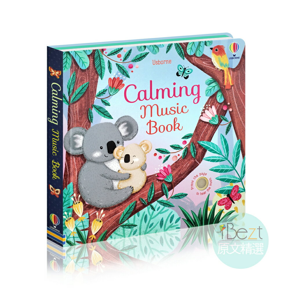 Usborne Calming Music Book | 音效 | 觸碰 | 鏤空 | 聲音 | 原文 | 有聲 | 寶寶