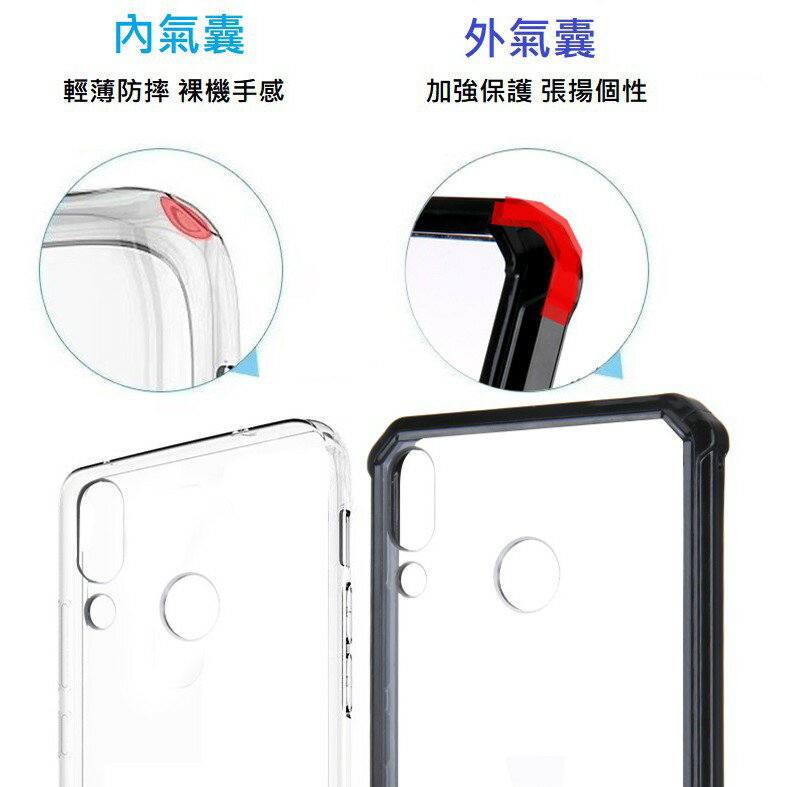 華碩ASUS ZenFone四角防摔殼 透明背板Zenfone 5 Zenfone 6 1
