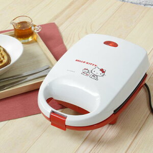 真愛日本 三麗鷗 kitty 凱蒂貓 小圖紅白 電熱 造型鬆餅機 三明治機 鬆餅機 雞蛋糕 烤蛋糕機 烤吐司機 禮物
