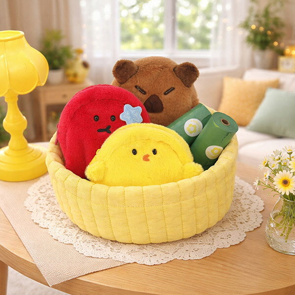 【PEANUTS】可愛小動物拾便袋收納包 (寵物配件 寵物掛勾)