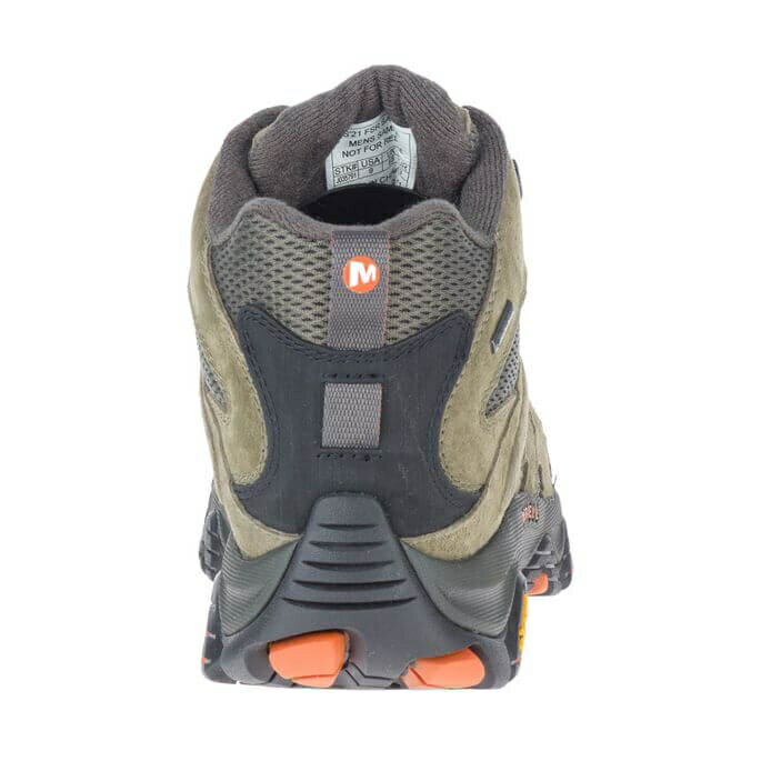 MERRELL MOAB 3 MID GTX 經典戶外中筒健行鞋 ML035791【野外營】男 橄欖綠/橘 登山鞋 4