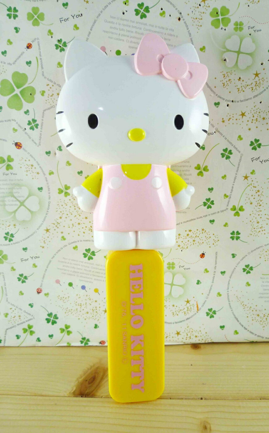 【震撼精品百貨】Hello Kitty 凱蒂貓-KITTY摺疊梳/隨身梳-粉立體 震撼日式精品百貨