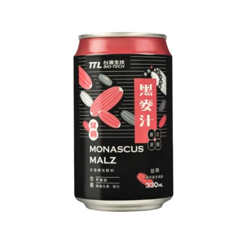 台酒黑麥汁(紅麴) 330ml x 24瓶 台酒 紅麴 台酒生技 黑麥汁 養生 0