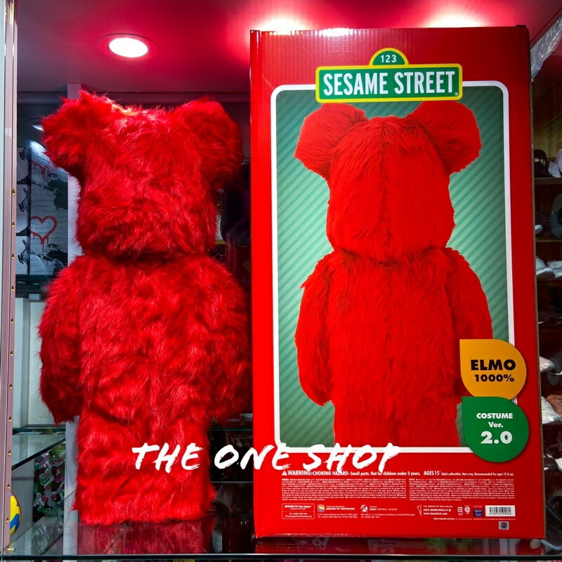TheOneShop BE@RBRICK SESAME STREET ELMO Costume 芝麻街1000% | The 