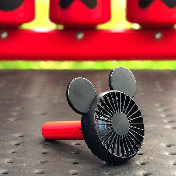 FWSU95B 迪士尼 米奇手持USB風扇  夏日必備 三段式風量 360度調整 貼心止滑 隨身風扇 USB充電 1