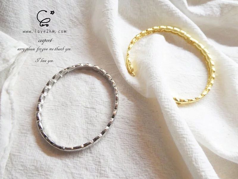 s925純銀莫桑鑽菱格紋手鐲 莫桑鑽 純銀手鐲 925純銀  晶晶工坊-love2hm