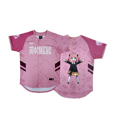 Rakuten MonkeysX間諜家家酒球衣-粉