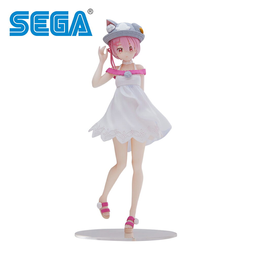 【日本正版】夏日拉姆 公仔 模型 19cm Luminasta 從零開始的異世界生活 SEGA - 530855