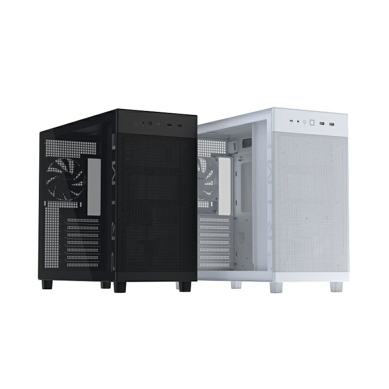 ASUS 華碩 Prime AP303 玻璃透側版 ATX機殼 時尚白/90DC00V3-B30010 黑/90DC00V0-B30010