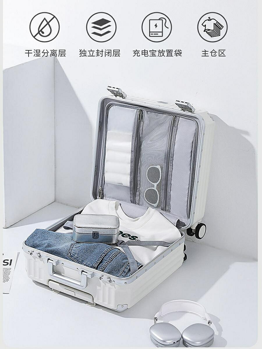 現貨：小型行李箱女輕便18寸拉桿箱20寸密碼旅行登機箱子男2024新款