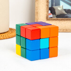 異志解密-魯班鎖索瑪積木立方體3d俄羅斯方塊拼圖早教益智慧玩具