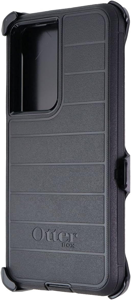 預購 OtterBox 三星 Galaxy S21 Ultra 5G 耐摔保護套,Defender 黑色