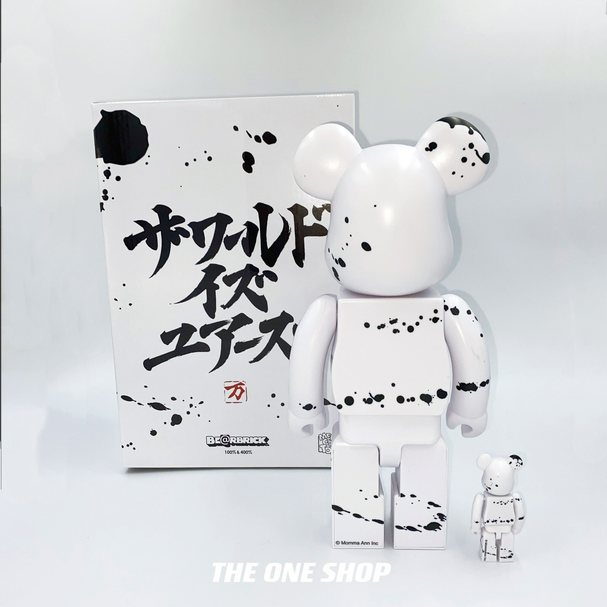 BE@RBRICK x NAS x APPLEBUM 聯名庫柏力克熊400+100% 500% | The One