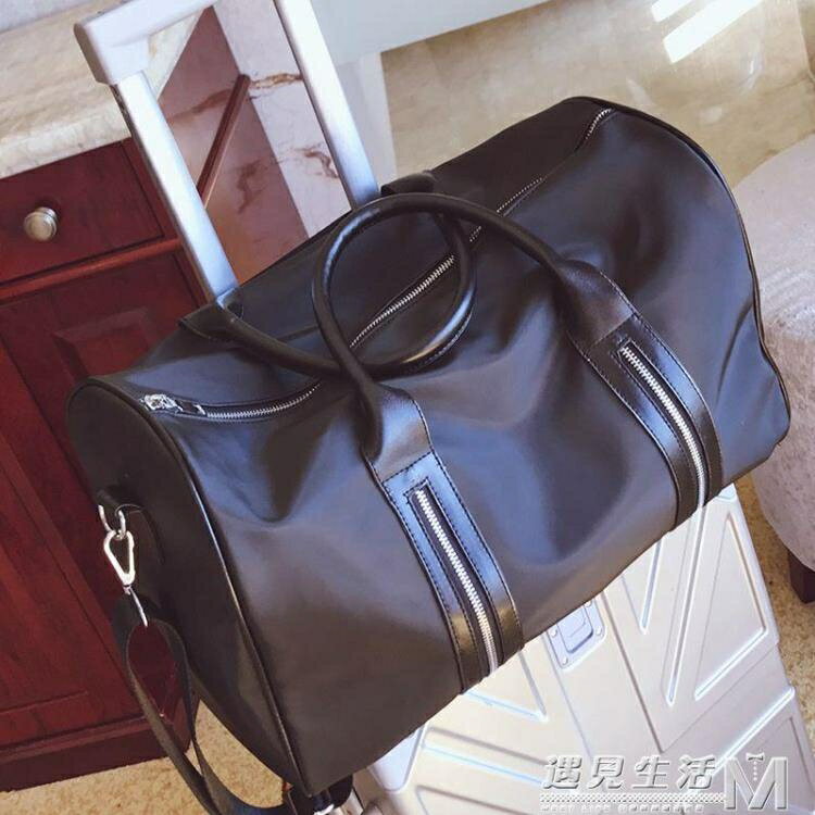 新款手提行李包女長短途旅行包防水健身包登機包男士行李袋大包包 全館免運