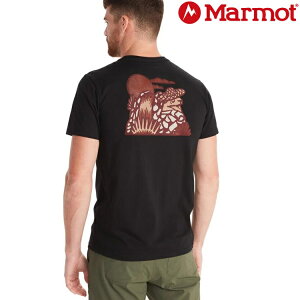 Marmot DJ Javier 男款 有機棉短袖上衣 M12568 0001 黑色【LOGO T 合購優惠】