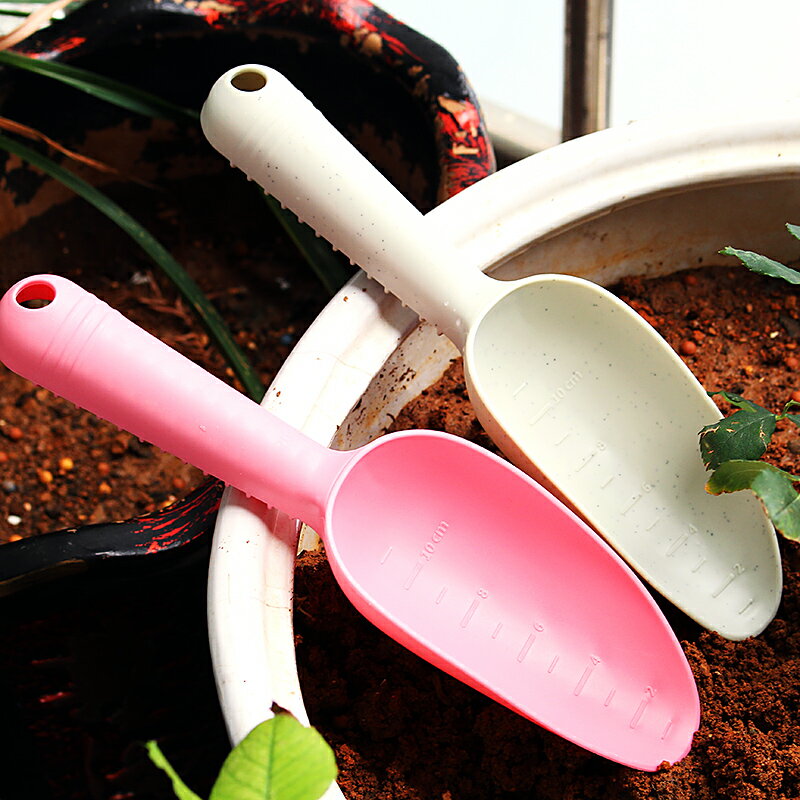 園藝工具用品翻土種植樹鏟子鏟土工具 塑膠土鏟 鏟子花卉土壤鏟