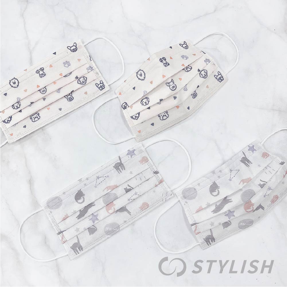 【STYLISH史戴利】汪喵星人 機能運動MIT&MD雙鋼印兒童醫療口罩30入/盒