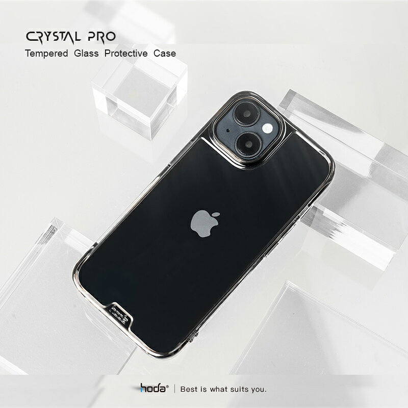 hoda 晶石玻璃軍規透明手機殼 ( 適用 iPhone 15/Plus/Pro Max ) 3 hoda 晶石玻璃軍規透明手機殼 ( 適用 iPhone 15/Plus/Pro Max ) 3