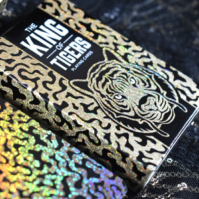 匯奇進口收藏花切撲克牌 King Of Tiger 虎王全息版 創意炫酷卡牌