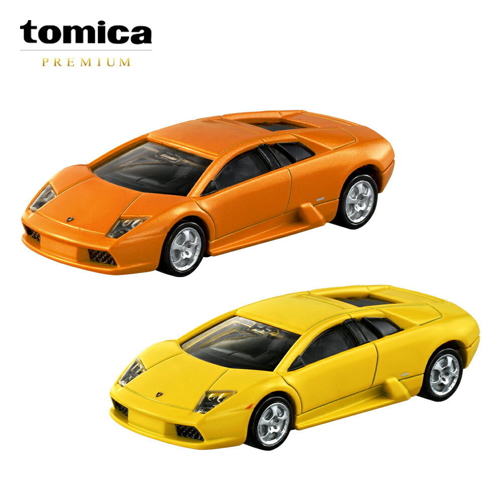 【日本正版】兩款一組 TOMICA PREMIUM 05 藍寶堅尼 Murcielago 跑車 玩具車 多美小汽車 - 297970