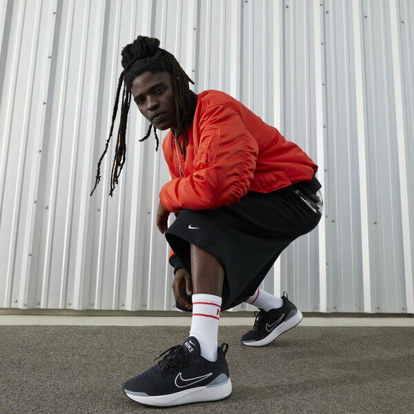 Nike E-series 1.0 [DR5670-001] 男 休閒鞋 運動 慢跑 簡約 緩震 舒適 穿搭 黑 4