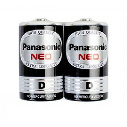 國際牌Panasonic黑色2號 1.5V 乾電池/碳鋅電池/電池 (1組2入)
