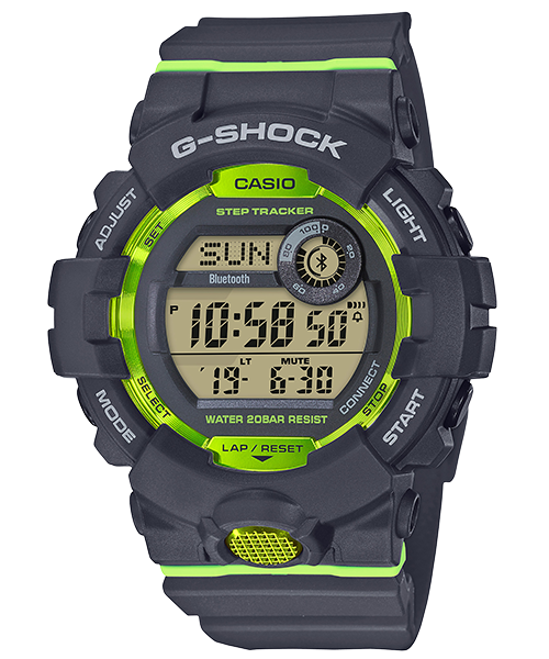 CASIO 卡西歐 GBD-800-8DR G-SHOCK 休閒概念數位藍芽錶 墨綠 48.6 mm