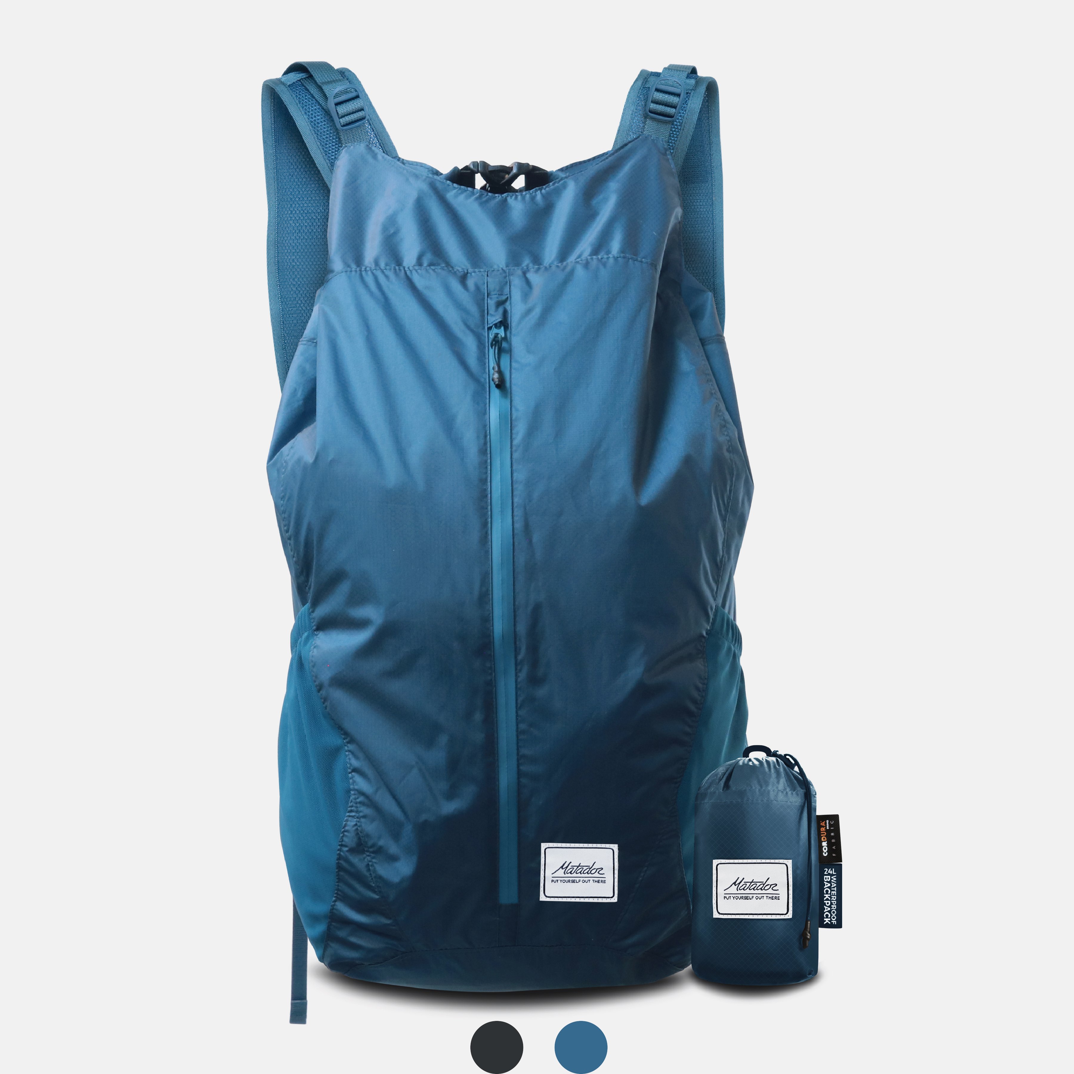 ├登山樂┤美國 Matador FreeRain24 Packable Backpack 24L 旅遊包-孔雀藍 # MATFR24001B