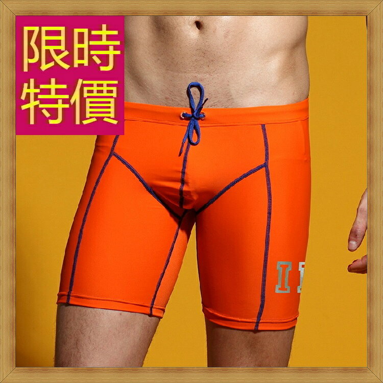 現貨+預購 泳褲男平口褲-夏季游泳運動流線設計男四角褲4色56d94【獨家進口】【米蘭精品】