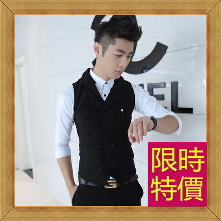 現貨+預購 西裝背心西服馬甲-韓版時尚修身男外套2色57h38【獨家進口】【米蘭精品】