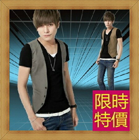 現貨+預購 西裝背心西服馬甲-韓版時尚修身男外套57h43【獨家進口】【米蘭精品】