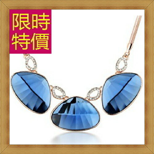 現貨+預購 水晶項鍊吊墜子女飾品-七夕情人節生日禮物氣質優雅鎖骨鍊1色57y35【獨家進口】【米蘭精品】