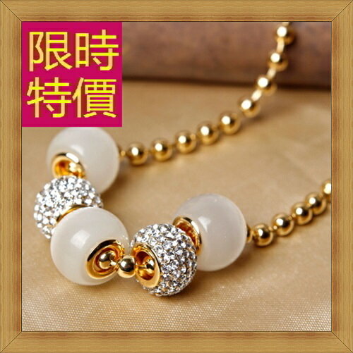 現貨+預購 水晶項鍊吊墜子女飾品-七夕情人節生日禮物氣質優雅鎖骨鍊2色57y42【獨家進口】【米蘭精品】