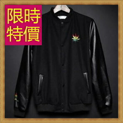 棒球外套 男夾克-休閒秋冬保暖運動男外套59h90【獨家進口】【米蘭精品】