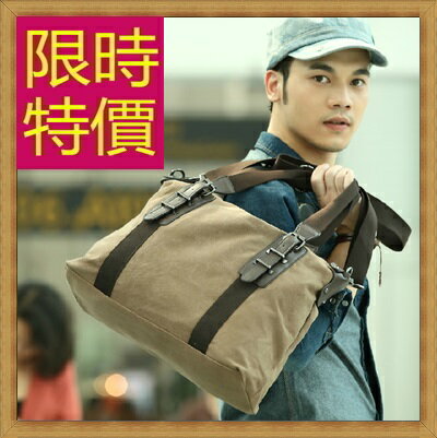 帆布包 手提包-大容量旅行出遊攜帶方便男側背包59j21【獨家進口】【米蘭精品】
