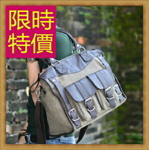 帆布包 手提包-大容量旅行出遊攜帶方便男側背包59j52【獨家進口】【米蘭精品】