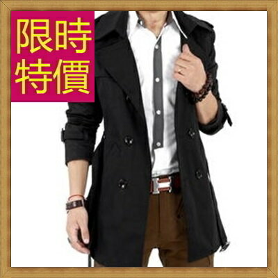 風衣外套男大衣 保暖修身長版男外套6色59r44 韓國進口 米蘭精品 米蘭精品 Rakuten樂天市場
