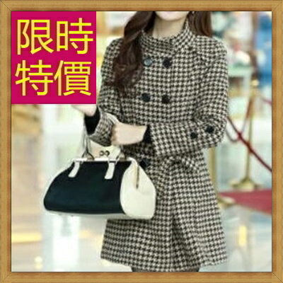 毛呢外套 長版大衣-溫暖氣質優雅羊毛女風衣4色61n37【獨家進口】【米蘭精品】
