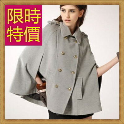 現貨+預購 斗篷外套披風-秋冬保暖典雅羊毛女外套61o42【獨家進口】【米蘭精品】