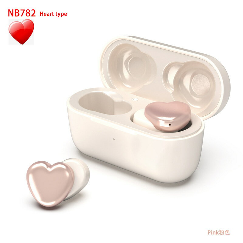 heartbuds NB782 心型TWS真無線立體聲耳機藍芽觸控操控原始設計
