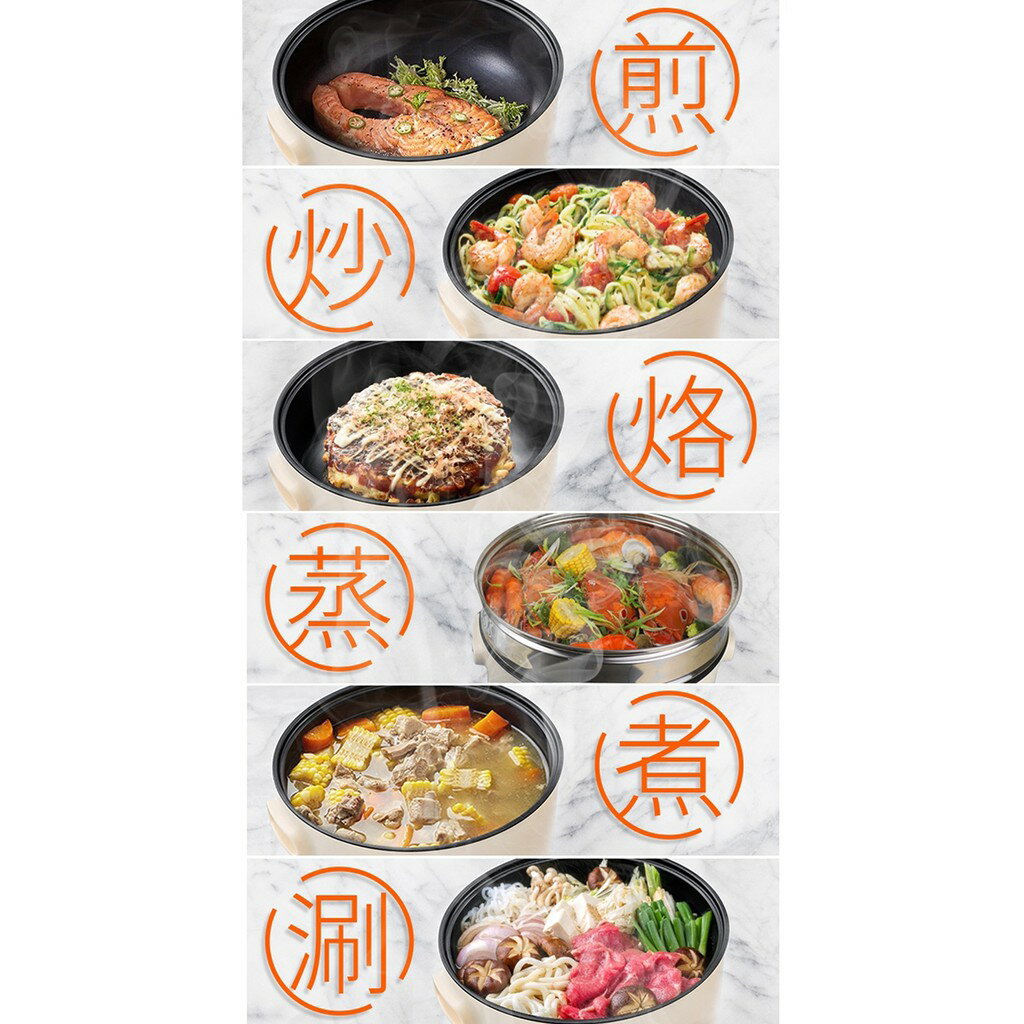 【快速出貨 附發票】SAMPO 聲寶 五公升 日式 多功能 蒸煮 料理鍋 TQ-B20502CL 電鍋 小電鍋 4